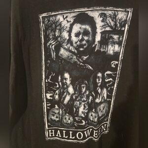 Black Halloween Graphic T-Shirt